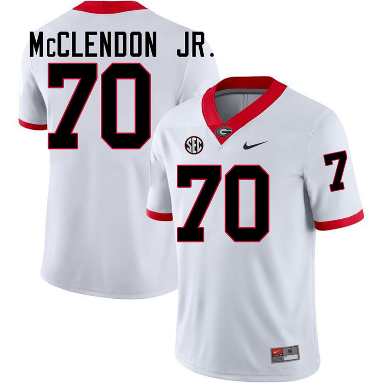 Warren McClendon Jr. Georgia Jersey,University Of Georgia Bulldogs Football Jersey,Uniforms,Gears-Wh